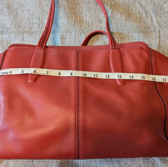 Tumi Leather Tote Shoulder Bag Like with Dust Bag - Picture 7 of 16